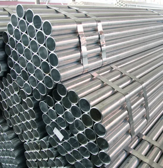 Durable Round Galvanized Steel Pipes and Rectangular Steel Pipes Used in Steel Structure Construction photo-2