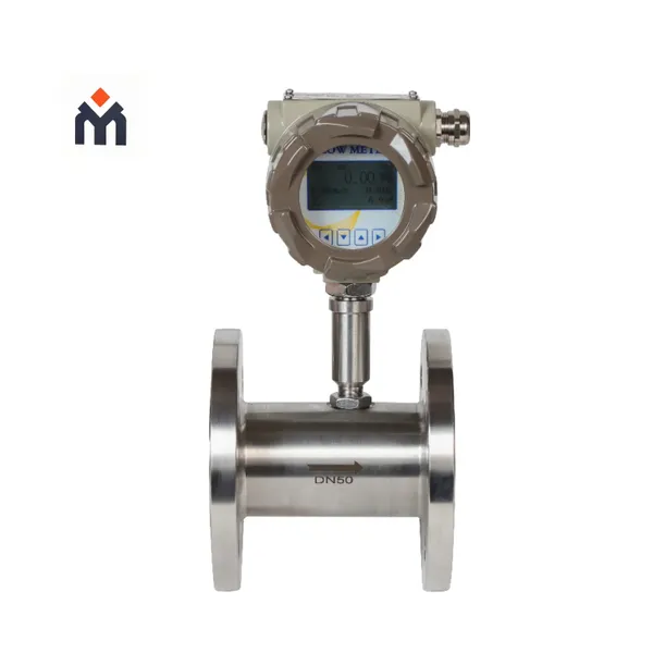 Pulse / 4-20mA Liquid Diesel Fuel Oil Turbine Flow Meter Flowmeter photo-5
