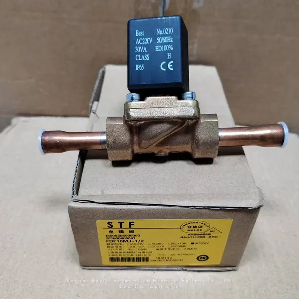 STF Shangheng Solenoid Valves Model FDF13MJ-5/8FM, FDF10MJ-1/2 With Solenoid Coil, FDF10M1-1/2 photo-3