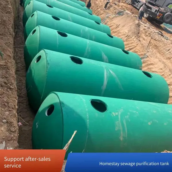 Grp Fiberglass Septic Tank for Farms, Three-in-one Unit, Storage Tank for Sedimentation and Purification of Livestock and Poultry Manure photo-5