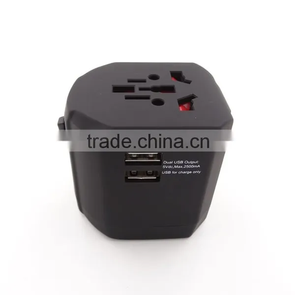 Perfect Design Fashion Multi-nation Universal Power Adapter Travel Converter au eu uk Travel Adapter With Usb Charger photo-4