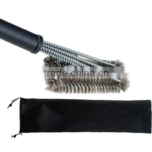 LatestTop Rank 18' Stainless Steel Wire BBQ Grill Brush Barbecue Grill Brush With Long Handle Cleaning Brush photo-5