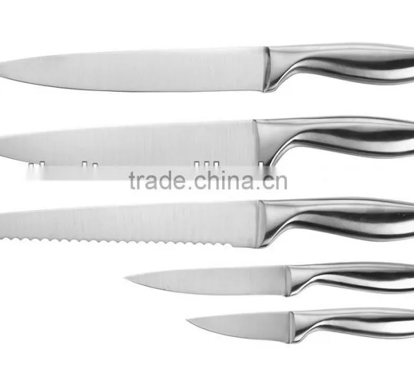 430 S/S HANDLE 6PCS KITCHEN KNIFE SET photo-2