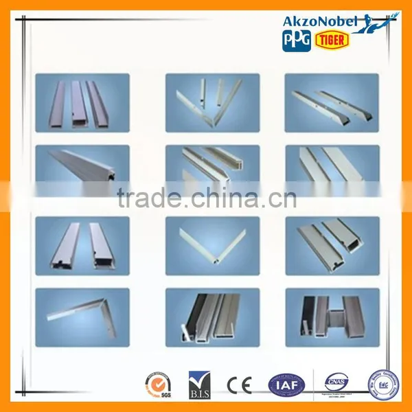 Anodized Silver /black Aluminum Extruded Profiles for Solar Energy Frames Manufacturer in CHINA photo-3