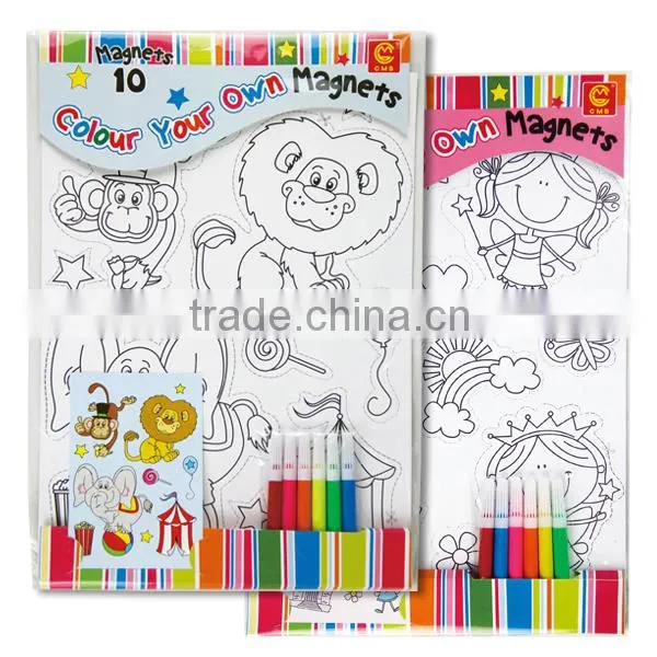 Hot Sale Coloring Custom Funny Educational Souvenir Kids Magnets for Fridge photo-4
