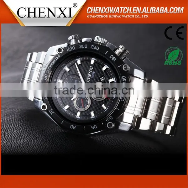 Top Quality Promotional Day/Date Fashion Japan Quartz Watch photo-3