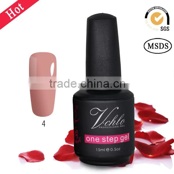 2015 Hot Sale 15ml Global One Step uv Gel, One Step Gel Polish for Private Label photo-4