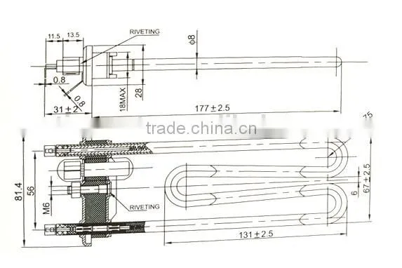 SUS304 Heating Tube for Washing Machine photo-2