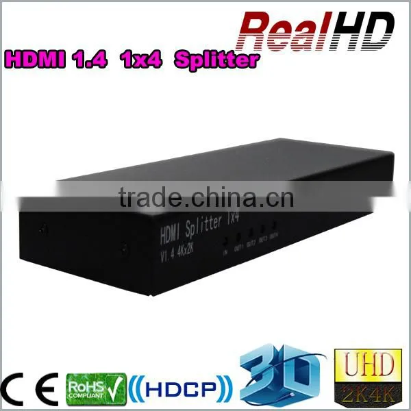 2016 Best Selling 1x4 V1.4a HDMI Splitter With HDCP Key photo-2