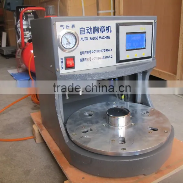 Automatic Round Button Badge Press Maker Machine/Equipment for Small Business at Home for 2015 photo-3