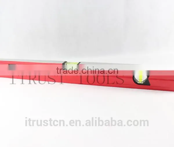 Red Aluminium Spirit Level With and Good Bubble MT2048 photo-2