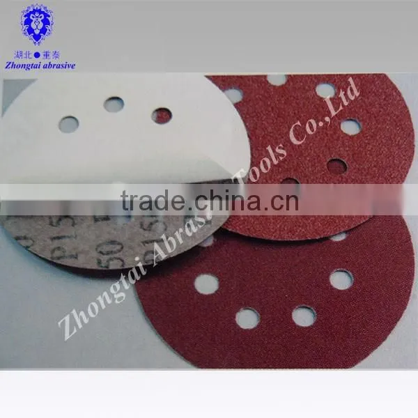 5" Round Sand Paper With 8 Holes photo-5