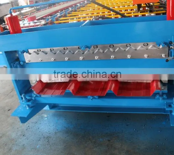 Double Layer Roofing Sheet Cold Roll Forming Machine photo-3