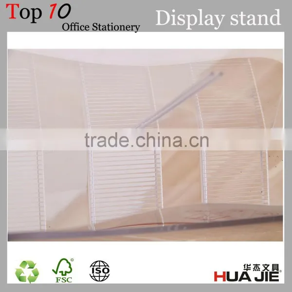 Best Price A4 Plastic Clear Magazine Display Stand photo-5