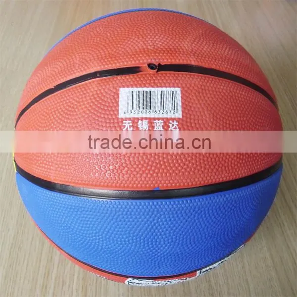 2015 Latest Design 11 Panels Rubber Basketball Ball photo-3