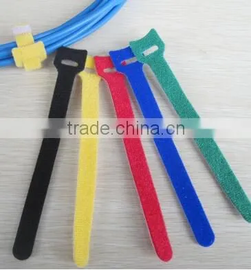Colored Double Side Back to Back Hook and Loop Cable Ties photo-5