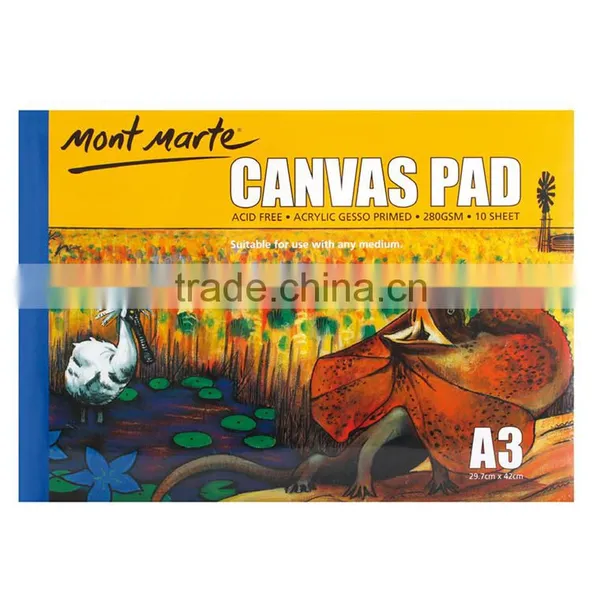 High Quality A3 280gsm 10Sheet Canvas Pad Drawing Paper photo-2
