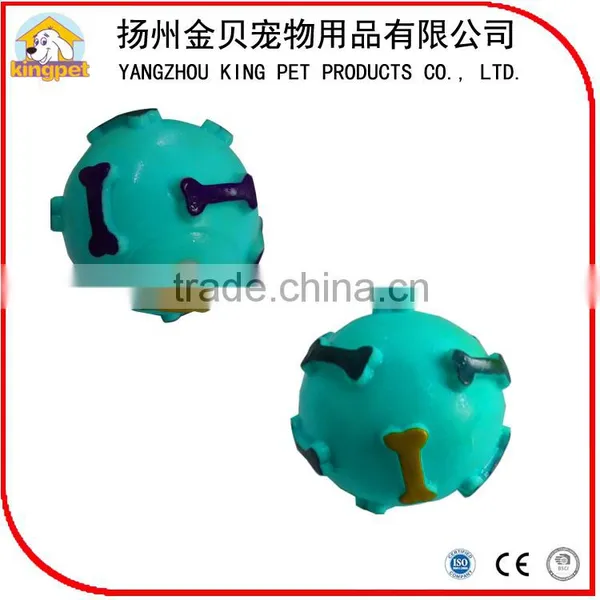 Pet Training Products Squeaky Dog Training Ball Rubber Teeth Toy photo-3