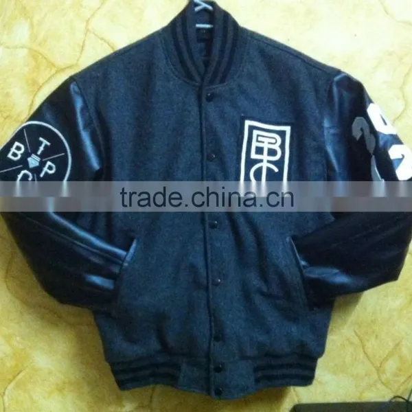 Black Varsity Jackets BI-3013 photo-3