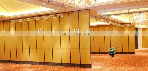 Aluminium Movable Partition Wall and Folding Wooden Partition Acoustic Movable Partition for Banquet Hall photo-3