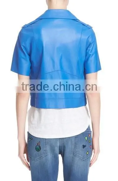 Beautiful Home Style Women Fashion Leather Jacket photo-2