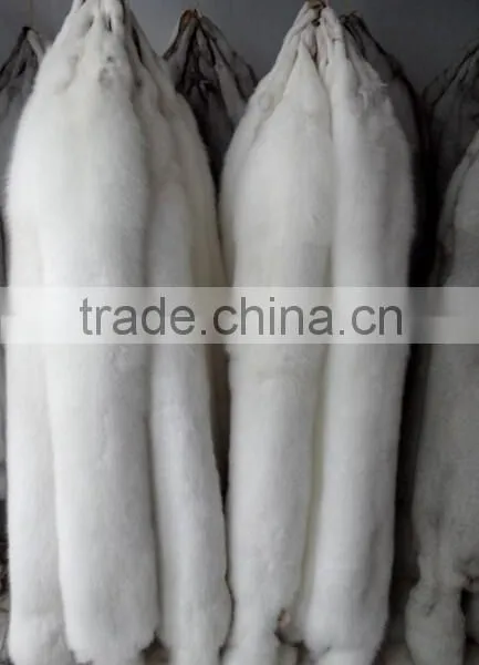 Factory Direct Supply 100% Real White Fox Fur Skin photo-2