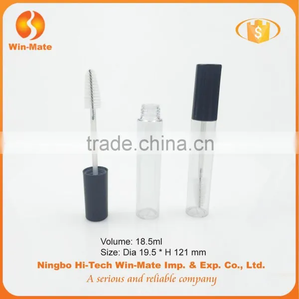 Clear Factory Saled Flat 121*19.5mm Mascara Packaging With Brush photo-3