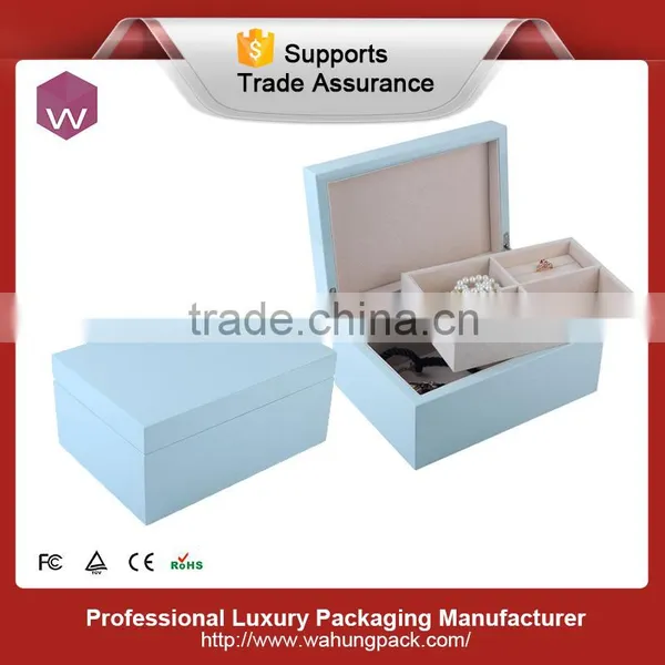 Black Fashion Piano Lacquer Wood Jewel Box photo-5