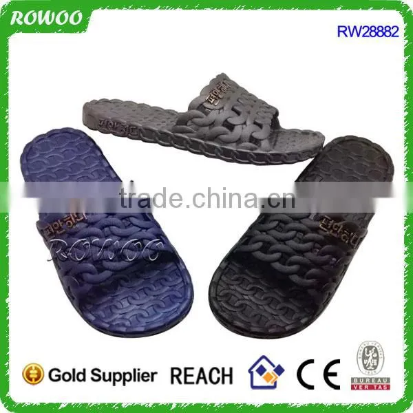 China Promotional Fashion Men PVC Slide Outdoor Slippers photo-2