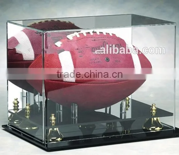 Custom Acrylic Basket Display Perspex Ball Case Clear Lucite Basket Ball Box With LED Ligtht photo-4