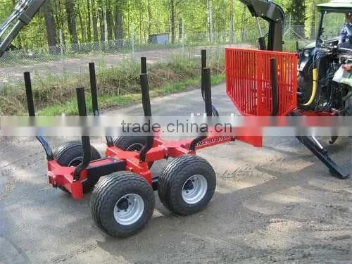 5 Tons Log Trailers With Grapple With Cheaper Prices photo-5