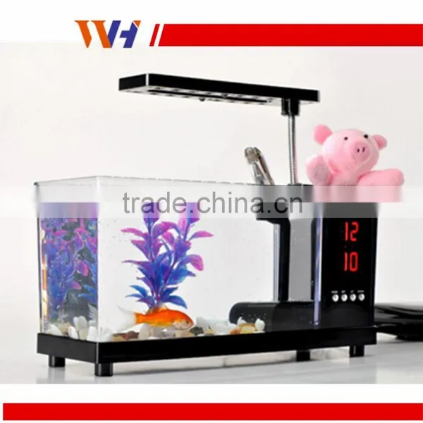 Multifunction USB Desk Fish Tank Creative Lamp