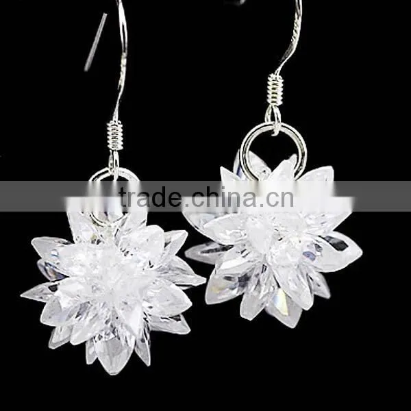 2015 New Design Fashion Pendant Crystal Zircon Earring For Women Wholesale