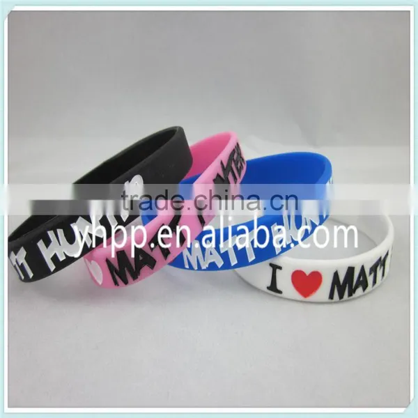 Custom I Love Matt Hunter Silicone Wristband Bracelet E8(2) photo-2