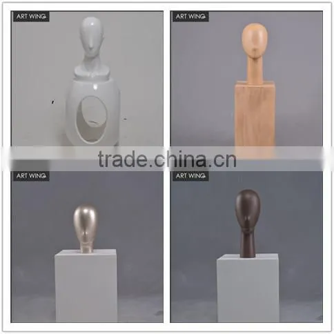 Realistic Male Mannequin Men Earring Display Heads for Hat photo-2