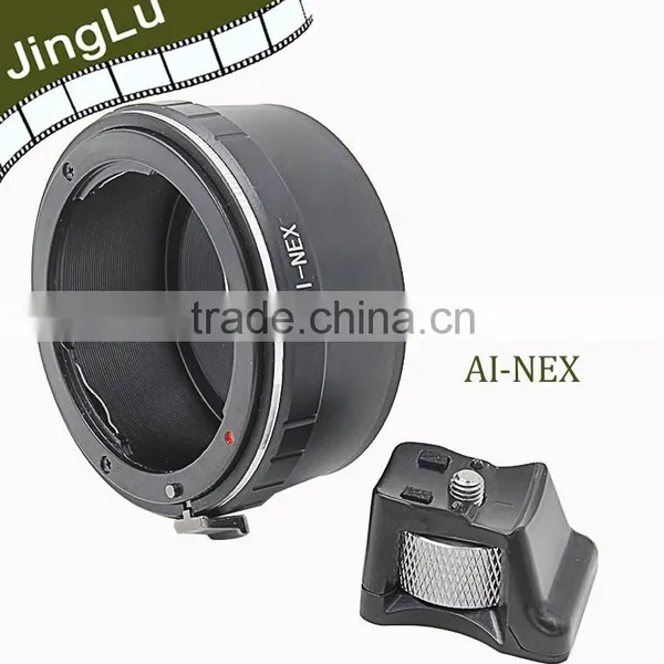 2015 New Lens Adapter With Tripod for Nik AI Mount Lens to NEX Body Camera photo-3