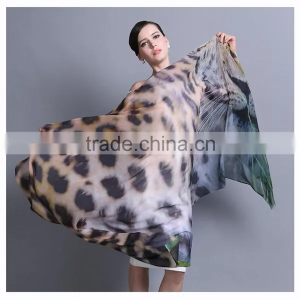 Women's Fashion Scarf Digital Printed Long Modal Scarf photo-2