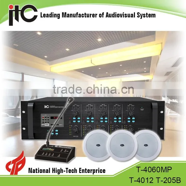 ITC T-4060MP Series Public Address System for Gym