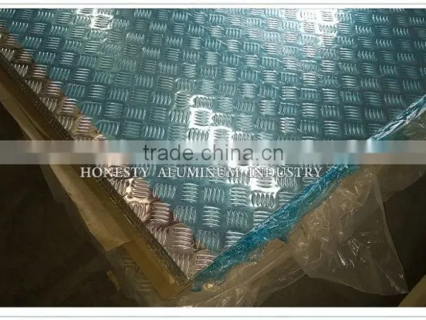 High Quality 5052 5754 5083 H32 H34 H36 Aluminum Chequred Plate photo-2
