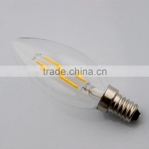Clear Full Glass E14 2w Led Filament Bulb E12 photo-3