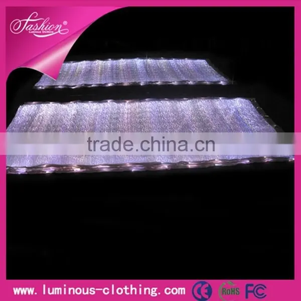 LED Lighting Fiber Optical Luminous Fabric Cloth Wholesale Sofa Cushions Fabric photo-2