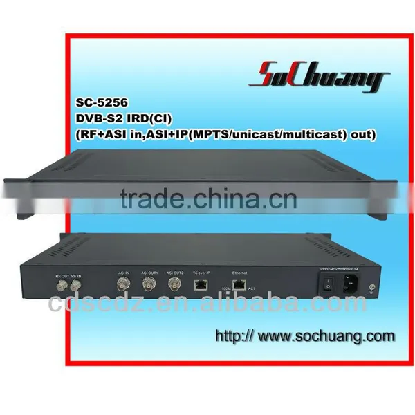 DVB-S2 Demodulator /DVB-S2 to IP Gateway