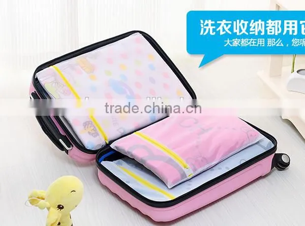 YIWU RODA 100%polyester Crystal Zipper Head Optional Size Laundry Bag photo-5