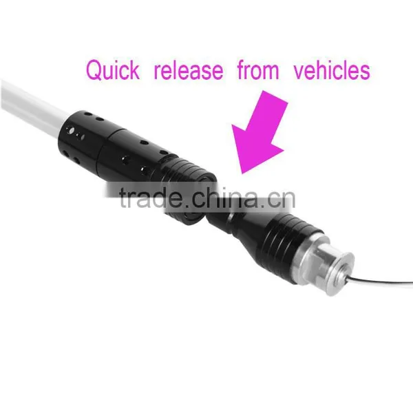12v Waterproof Fiber Optic Led Lighted Flag Offroad,car 4ft 5ft 6ft Led Safety Light Antenna Waterproof Led Flag Pole Light photo-3