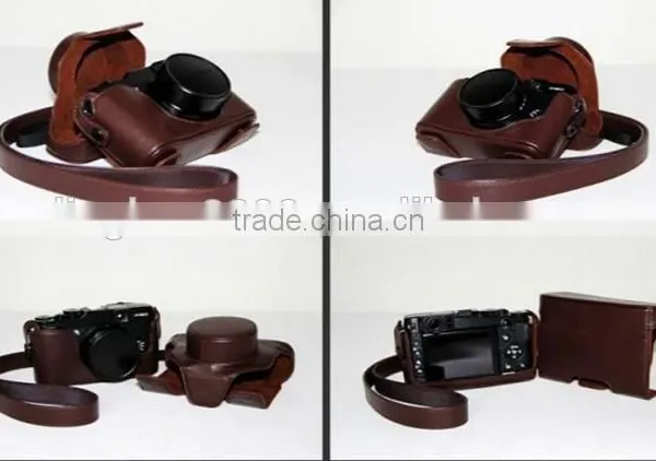 Factory High Quality Lovely Stylish Leather Camera Bag in Dongguan photo-2