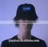 2016 New Creative Scrolling Party Events Flash Light up Led Display Black Hats With High Quality