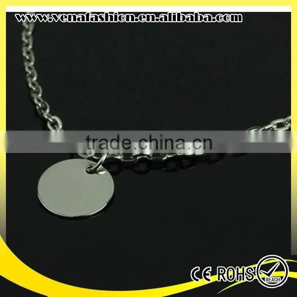 Ring Holding Cheap Couple Necklace, Silver Couple Necklace photo-4