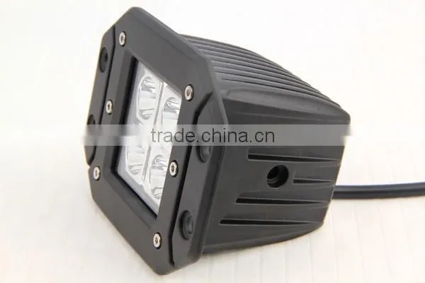 12W 12V Led Work Light With Flush Mount for SUV, Jeep, Offroad High Quality Truck Lights photo-4