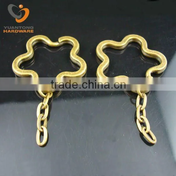 Antique Brozen Key Rings With Chains