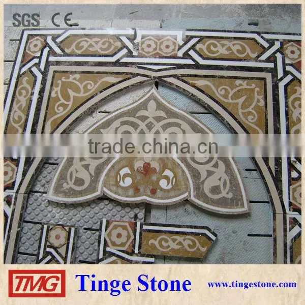 Water jet Marble Floor Patterns, Marble Water-jet Pattern